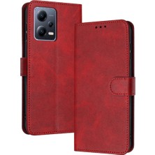 MY Boutique1 Kart Yuvası Saf Renk Kickstand ile Xiaomi Redmi Not 12 5g Için Flip Case (Yurt Dışından)