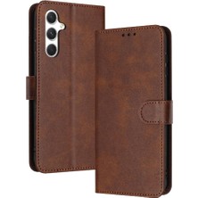 MY Boutique1 Kart Yuvası Saf Renk ile Samsung Galaxy M54 Pu Deri Için Flip Case (Yurt Dışından)