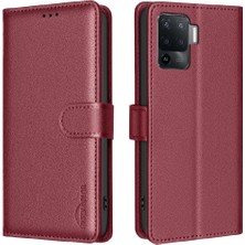 MY Boutique1 Oppo A94 4g Için Flip Case Pu Deri Cüzdan Manyetik Kart Tutucu Kickstand (Yurt Dışından)