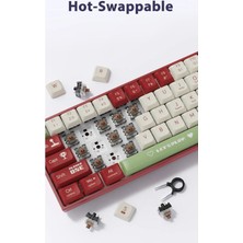 Ajazz AK680 Kahverengi Switch Hot-Swap Kablolu Mekanik Oyuncu Gaming Klavye
