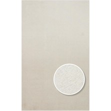 Eko Halı Kalaharı Klh Plain Cream Özel Dokuma Tekniği İle Üretilen Modern Sade Desenli Makine Halısı