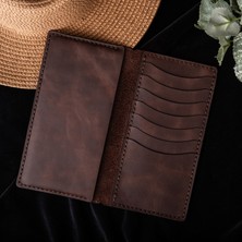 Dery Craft El Yapımı Deri Telefon Cüzdanı Tamamen El Dikişi (Zen)