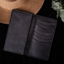 Dery Craft El Yapımı Deri Telefon Cüzdanı Tamamen El Dikişi (Zen)