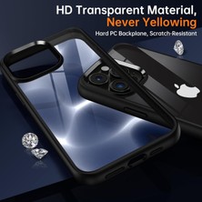 Deppo Trend iPhone 15 Pro Max Uyumlu Kılıf Kamera Çevresi Metal Sararmaya Karşı Dayanıklı Koruyucu Silikon Kapak