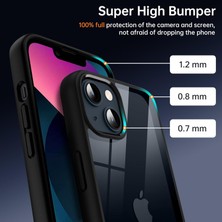 Deppo Trend iPhone 15 Uyumlu Kılıf Kamera Çevresi Metal Sararmaya Karşı Dayanıklı Koruyucu Silikon Kapak