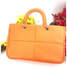 Seniorah Desenli Askılı El Omuz turuncu kadın Çanta