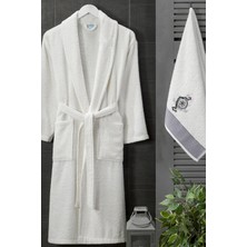 Moke E-Ticaret Havlulu Bornoz 2'Li Set