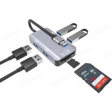 Pmr USB 3.0 4 Port Çoklayıcı-Microsd-Sd Kart Okuyucu