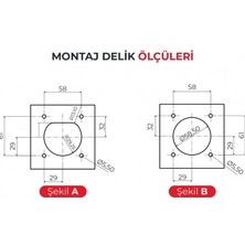 Bemis Elektrikli Araç Şarj Prizi Trifaze 63A 3 Noktadan Montajlı