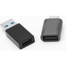 TTAF Type-C To Usb-A 3.0 ve USB 3.2 To Type-C Dönüştürücü 2'si 1 Arada