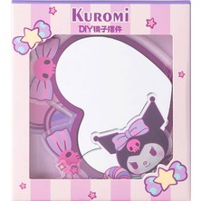 Sanrio Lisanslı Kendin Yap Aynalı Masa Süsü - Kuromi