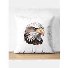 Özcan Tasarım Kartal Model Kırlent Kılıfı - Kartal Yastık Kılıfı