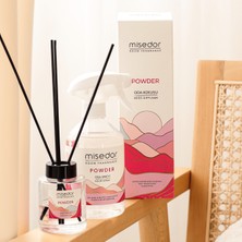 Misedor 2 Li Set Powder Çubuklu Oda Kokusu 120 ml & Oda Spreyi 500 ml