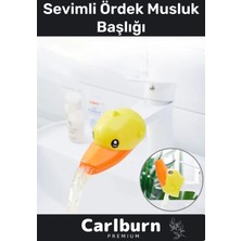 Özel Üretim Dayanıklı Pratik Kolay Montaj Çocuk Ilgi Çekici Eğlenceli Sevimli Ördek Musluk Başlığı
