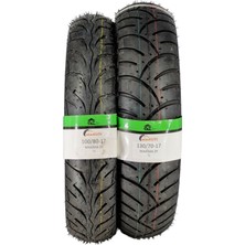 Maruti Tyres 130/70-17 ve 100/80-17 Motosiklet Lastik Takımı Tl (Tubeless - Dubleks) Maximazf-Zp