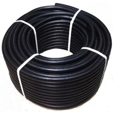 Mg Store 14 mm Plastik Spiral Boru Siyah 100 mt