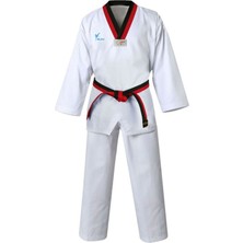 Bluu Pum Yaka Taekwondo Elbisesi Dobok Tekvando Elbisesi