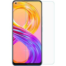 Realme 8 Kırılmaz Cam Şeffaf 0.3mm Kılıf Dostu Temperli Ekran Koruyucu