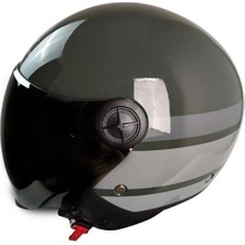 Mts 101 Yazlık Motosiklet Kaskı Nardo Gümüş