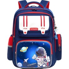 Nuancheng Ilkokul Çantaları 1-3-6 Sınıf Kadın Karikatür Omurga Koruyucu Çocuk Sırt Çantası (Yurt Dışından)