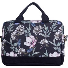 BloominBag Black Cherries Çiçek Desenli 13-14 Inç Kadın Laptop / Macbook Çantası