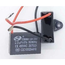Senju 450 Vac 2,5?f 50/60Hz Vantilatör Motor Kalkış Kondansatörü