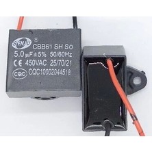 Senju 450 Vac 5?f 50/60Hz Vantilatör Motor Kalkış Kondansatörü