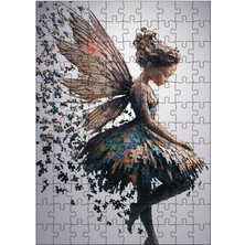 Tablomega Ahşap Mdf Puzzle Yapboz Peri Kızı 120 Parça 25*35 cm