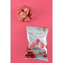 Patiswiss Beyaz Çikolatalı Çilekli Cheesecake Çilek Draje 50g x 4 Adet