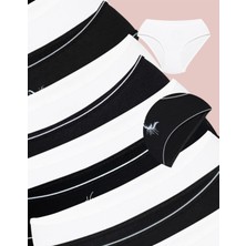 Alya Underwear Kız Çocuk - Garson Pamuklu Kumaş Renkli Slip Külot 10'lu Paket -  (12-13 Yaş, X17)
