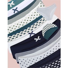 Alya Underwear Kız Çocuk - Garson Pamuklu Kumaş Renkli Slip Külot 10'lu Paket -  (12-13 Yaş, X23)