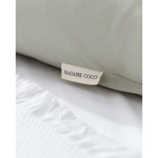 Madame Coco Manon %100 Pamuk 2'li Yastık Kılıfı Seti - Yeşil