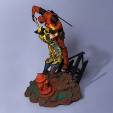 Pelikan3D Deadpool Vs Wolverine Figürü