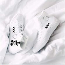 Lias Shoes Siyah Palyaço Baskılı Çocuk Spor Ayakkabı Sneaker