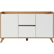 Just Home Vera Konsol - Beyaz  Sepet - 140 cm