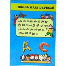 Kırtasiye Ofisi Ilkokul Yaratıcı Zihinler Için 2 Çizgili 1 Kareli Defter Seti 6'lı Geniş Paket