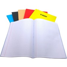 Kırtasiye Ofisi Yaratıcı Zihinler Için 3 Çizgili 3 Kareli A4 Defter Seti 6lı Standart Paket