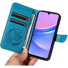 YH Market Samsung Galaxy A16 Için Flip Case Kredi Kartı ile Ayrılabilir El Kayışı (Yurt Dışından)