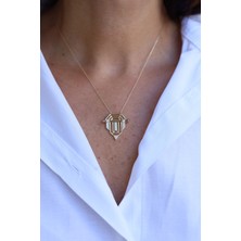 Yenigün Kuyumculuk 14 Ayar Altın Taşlı Tasarım Kolye