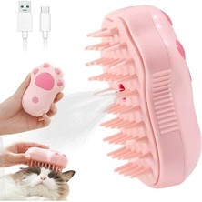 Pet Pembe Kedi Patisi Tasarımlı Buharlı Kedi Tarağı, Kedi & Köpek Buharlı Tarak/fırça