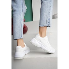 Lady Classy Kadın Bağcıksız Taşlı Triko Sneaker Kadın