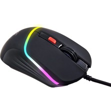 Dexim Rainbow LED Işıklı 6400 Dpı Kablolu Gaming Oyuncu Mouse