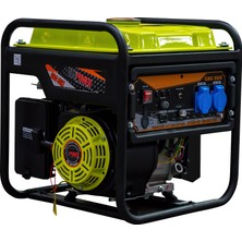 Genpower Gbg 50 Ix Model 5 Kva, Benzinli, Ipli,tekerleksiz Açık Tip, Dijital Inverter Monofaze( 220 Volt) Portatif Jeneratör