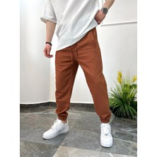 Nomarc Kiremit Rengi Keten Pantolon Nm-1