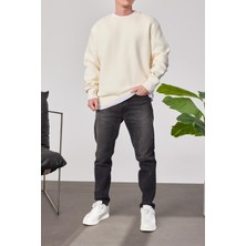 Nomarc Basic Krem Şardonlu Sweatshirt