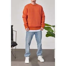 Nomarc Basic Kiremit Şardonlu Sweatshirt