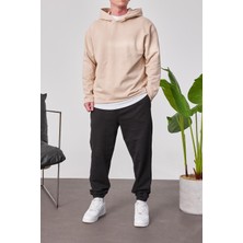 Nomarc Pis Etek Kapüşonlu Krem Sweatshirt