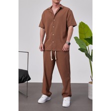 Nomarc Kahverengi Keten Takım