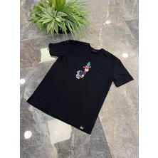 Nomarc 3059 Astronot Siyah Tshirt