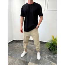 Nomarc Düz Kesim Basic Siyah Tshirt